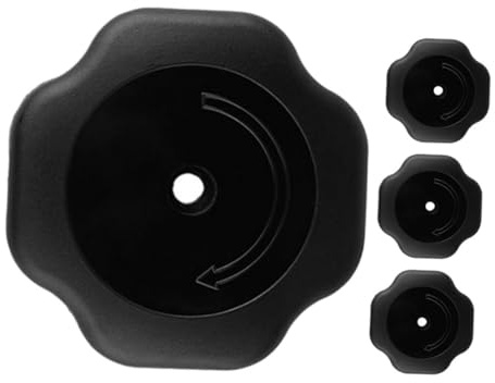 Hemobllo 4pezzi Pomelli per Pentole Pressione Pomello in Plastica Antideflagrante Impugnatura per Coperchio di Pentola