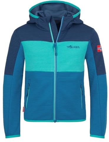 Trollkids Kids Sogndal Jacket XT 140, Dark Petrol