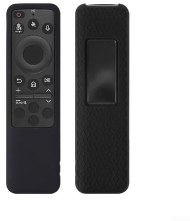 Funda protectora de control remoto para Samsung BN59-01480A, funda de silicona a prueba de golpes para TV Remote Cover para Samsung Accesorios Protección (negro)