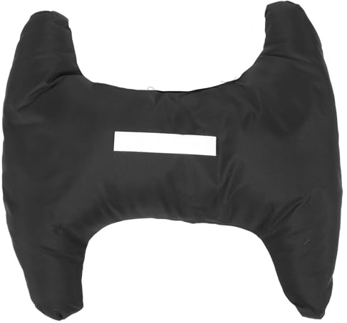 MUSISALY Schwarzes Polyester Trommeldämpfendes Kissen für Bassdrum mit Geräuschreduzierung und Tonabsenkung für Schlagzeug Übungspraxis und Bassdrum Dämpfung