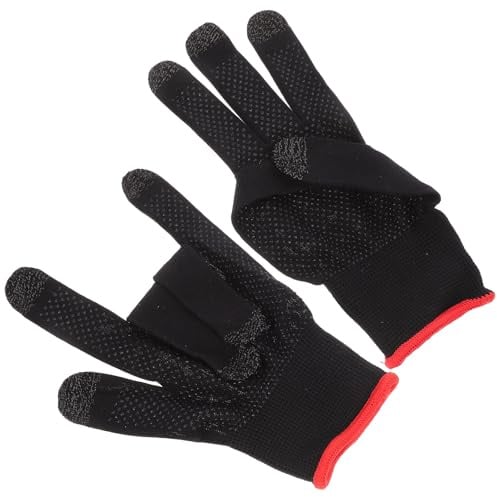 OATIPHO Handschuhe aus Silberfaser und Spandex Gaming Schweißabweisende mit Rutschfestem Design Atmungsaktiv für Mobiles Gaming