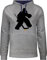 Pullover Herren Frauen Hoodie Kontrast zweifarbig - Eishockeytorwart Towart Eishockey - S - Grau meliert/Navy Blau - ice hockey icehockey geschenk torwart pullis pulli eishockey-fanartikel hoody