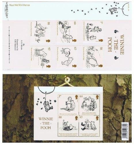 2010 Winnie the Pooh Stamps in Presentation pack by Royal Mail