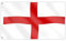 SHATCHI Football Nationalflagge für Sportveranstaltungen, Kneipen, Grillen, Dekoration, für Rugby, Cricket, Fußball, Sport Weltmeisterschaft 2023, Fan-Stütze, England, 5x3'