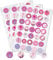 Logbuch-Verlag 105 runde rosa pink Aufkleber Sticker Fische Anker Krone Taufe Geburtstag Herz Basteln Mädchen Kommunion