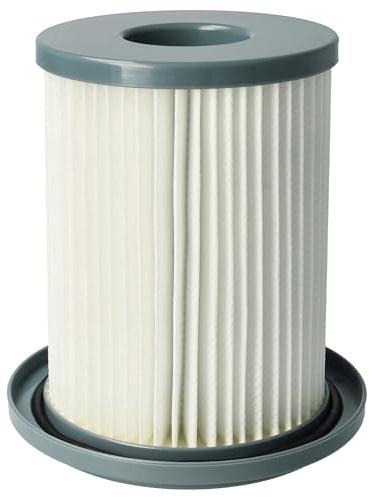 vhbw Staubsaugerfilter kompatibel mit Philips FC8712, FC8716, FC8724, FC8724/01, FC8714, FC8720, FC8722 Staubsauger - HEPA-Filter Weiß Dunkelgrau