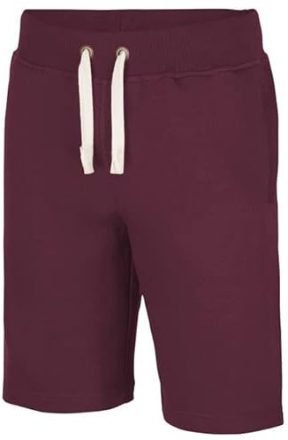 AWDis Men's Campus Shorts, Red (Burgundy), X-Large