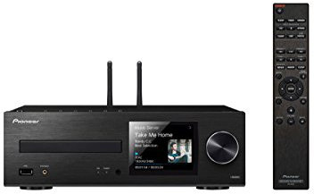 Pioneer Netzwerk CD-Receiver, XC-HM86D-B, Wiedergabe von Audio CD/CD-R/CD-RW/MP3 CD, DSD/HiRes Audio, Multiroom, WLAN, Bluetooth, Streaming, Musik Apps (Spotify, Tidal, Deezer), DAB+, Schwarz, 1500132