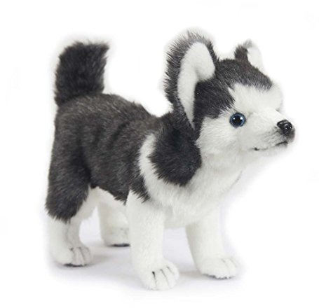 HANSA Husky Pup Standing Plush Soft Toy 20cm 6970