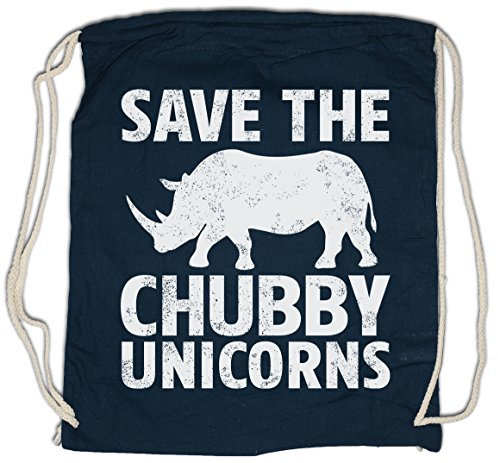 Urban Backwoods Save The Chubby Unicorns Turnbeutel Sporttasche