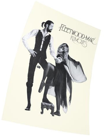 Rumours Fleetwood Mac. Iconic Album Cover Poster Größe 30 x 46 cm (300 x 460 mm) mattiertes Papier Material Geschenk Deko Wand