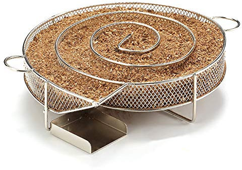 SUNLIFER Kaltrauchgenerator, räucherofen edelstahl für heißes und kaltes Rauchen, perfekt für alle Grillgeräte und Raucher, Rauchzeit bis zu 4-7 Stunden