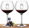 Deitert 2X Leonardo Burgunderglas Rotweinglas XL mit Namen oder Wunschtext graviert, 630ml, CIAO+, personalisiertes Premium Burgunderglas in Gastroqualität (ChinChin)