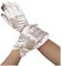 Ymacy Satin-Hochzeitskleid für Frauen, Opernparty, 1920er-Jahre, Handschuhe, Handgelenklänge Handschuhe - - Einheitsgröße
