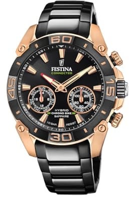 FESTINA Reloj Analógico para Unisex Adulto de Automático con Correa en Acero Inoxidable F20548/1
