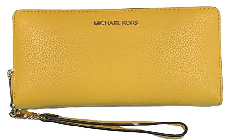 Michael Kors Damen Jet Set LG Flat MF PHN CASE, Einheitsgröße, gelb, M