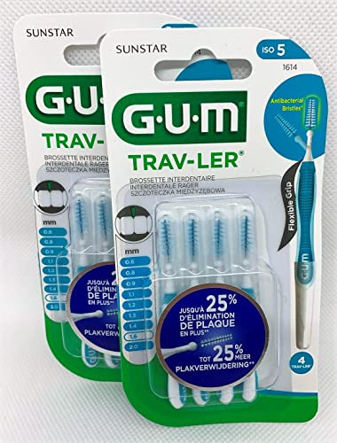 Gum Travler - ref 1614 - 4 Brossettes Interdentaires (2)