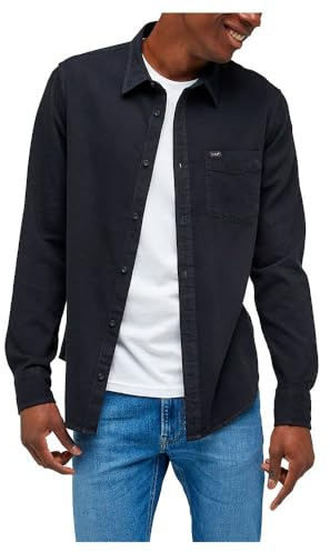 Lee - Hemd Herren - Regular Fit Button Down - Schwarz