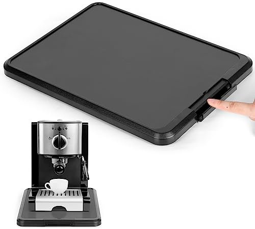 VIGIND Ausziehbare Ablage für Geräte, Küchen-Kaffeemaschine, Schiebebehälter mit Rollen für Arbeitsplatte, Kaffeemaschine, Küchenhelfer, Mixer und Luftfritteuse (41,1 cm B x 30,8 cm T)