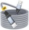 Txtcu USB C Cable 3m, Long PS5 Controller Charger Cable Fast Charging Wire Braided for PS5/PS5 Pro Controller, Xbox Series X/Xbox Series S,Switch, iPhone 16 15 Pro Max Plus, Samsung Galaxy S24 S23 S22