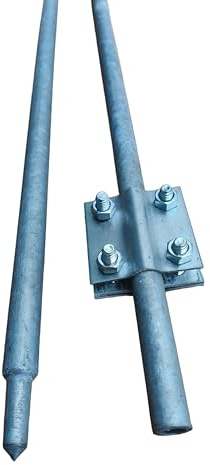 Tiefenerder Erder Erdung SET 3,0m 3m 2x1500mm Ø16 feuerverzinkt Stahl S235JR HAMMER
