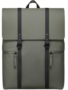 GASTON LUGA Splesh2.0-16- Wasserdichter Laptop-Rucksack (bis 16 Zoll) - Olive, Green