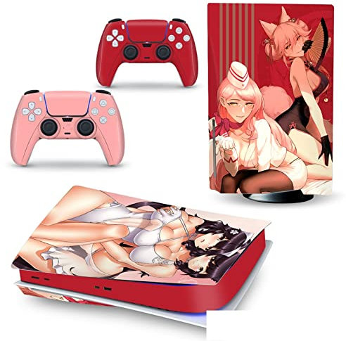 98534Decal Skin Per PS 5 Disk Edition Console 2 Controller Vinile Cover Skin Wraps Per PS5 Disc Version 05724 Senza Bolle Senza Schiuma Antigraffio