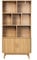 Calicosy Bibliothèque 2 Portes Coulissantes H157,5 cm - Ernest -Rangement Pratique - Gain de Place - pour Chambre - l40 cm x L80 cm x H157,5 cm