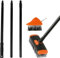 QAUUCP Scopa per Esterni Spazzola for Pavimenti, Spazzola Metallica Regolabile for passerelle da Giardino, Strumento for la Pulizia del Giardino e for diserbo
