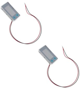 JECOMPRIS 2pcs Battery Level Indicator for Systems Battery Capacity Monitor Display for Leisure