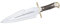 LO TRINCO YO Muela Cuchillo Gran Duque DUQUE-25E hoja de acero MoVa de 26 cm y empuñadura de asta de ciervo para Caza, Pesca, Supervivencia y Bushcraft