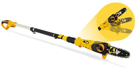 GARLAND GIRAFFE KEEPER 20V 290 F‑V23 | Motosierra de Pértiga a Batería 25 cm con Cabezal Inclinable, Altura de Trabajo hasta 4 m, Engrase Automático | Sin Batería ni Cargador