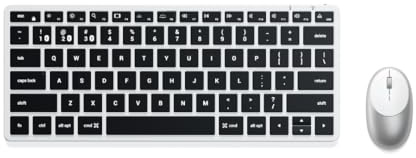 Satechi M1 Wireless Bluetooth Mouse and Satechi Slim X1 Bluetooth Keyboard (US QWERTY Layout with No £ Sign) Bundle