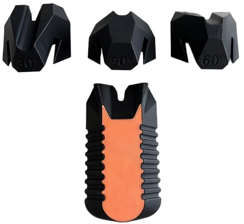Drill Bit Sharpening Guide Jig - Manual Grinder for Bench Grinder, 30° 60° and 90° Angle Sharpener, Regrind Dull Twist Bits, No Power Needed, Precision Tool for Professionals and Hobbyists