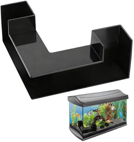 Comforso Aquarium-Tunnel-Dekoration, Pleco-Höhlenzubehör, Eck-Aquarium-Höhle, Unterwasserversteck für Garnelen, Betta, Krebse und Plektren, Aquarium-Ornament