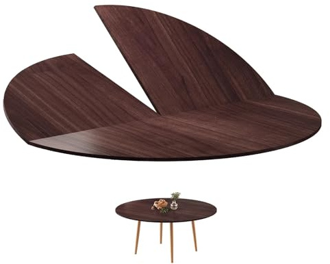 Großer runder Klapptisch, 120 cm, aus Holz, Ersatzplatte für Catering, tragbarer Veranstaltungstisch ohne Beine, perfekt für den Innen- und Außenbereich, robustes Design