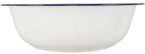 Bassin Émaillé Rétro 32cm en Blanc pour Bain de Pieds | Usage Multifonction, Entretien Facile, Surface Lisse, Salle de Bain Cuisine, Design Ancien en Émail