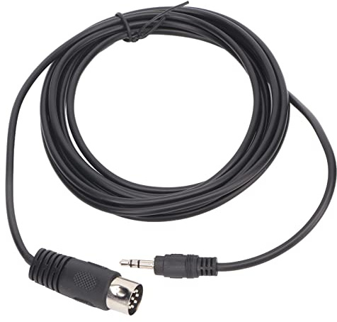 Ycauty Cavo MIDI Din da 8 Pin a 3,5 Mm Adattatore Professionale per Strumenti Musicali Apparecchiature Cavo in PVC di Lunghezza 9,8 Piedi (3 metri)