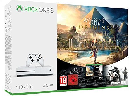 Pack Xbox One S 1 To Assassin's Creed Origins & Rainbow Six : Siege