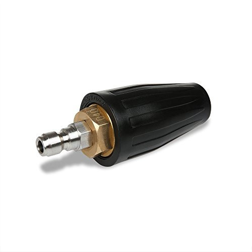 NUZAMAS 2.64GPM (10L / M) Max 5000PSI Ugello a spruzzo rotante a 360 gradi per pistole per pulitore ad alta pressione (1/4 Quick Connector)