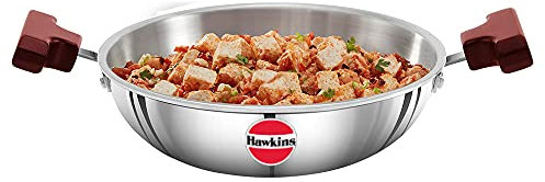 Hawkins Tri-ply Stainless Steel Deep-Fry Pan, 1.5 Litre