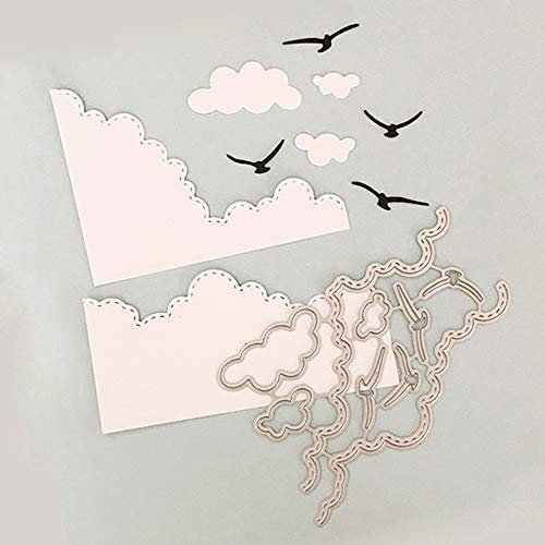 Ponnen Wolkes Vogel Stanzbögen Stanzschablonen Scrapbooking Stanzmaschine Stanzformen für Scrapbooking Kartenbasteln Album Papier Dekor