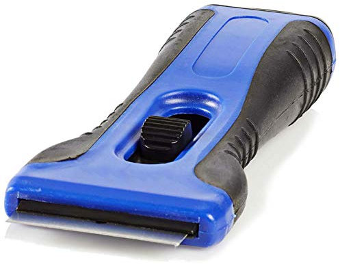 TronicXL für Ceranfeld Ceranfeldschaber Glas Keramik Kochfeld Ceranschaber Schaber für Ceranfeld Reiniger Ergonomisch Kochfeldschaber kompatibel mit Bosch Miele Siemens AEG Glasschaber Cerankochfeld