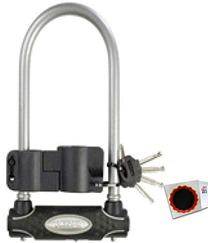 keine Angabe Master Lock Bügelschloss 8195 13mm x 280mm x 110mm Schlüssel grau 1,25kg Fahrrad
