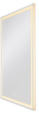SLV Wandaufbauleuchte TRUKKO WL / Wand-Beleuchtung innen, LED Spot, Aufbau-Leuchte, Wandaufbauleuchte, Wandstrahler / IP44 25.0W 1290lm dimmbar, transparent, 60x80cm dimmbar, 1004730