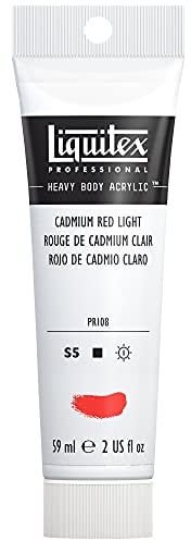 Liquitex Professional Acrylique Heavy Body 59ml Tube 152 Rouge De Cadmium Clair ROW