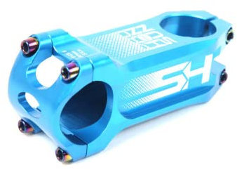 31,8 x 28,6 x 80 x 100 x 110 mm Mountainbike-Lenker-Vorbau aus Aluminiumlegierung, Mountainbike, Rennrad, CNC-Vorbau (Blau, 80 mm)