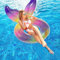 Flotador Hinchable Hillylolly Anillo de Natación, Flotador Redondo Piscina, Flotadores Piscina para Adultos y Niños, Hinchables para Piscina Sirena, Piscina de Verano y Juguetes de Playa-Diámetro 85cm