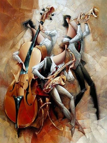 HOUVSSEN Oboe and Violin Art Office Room Decoration Retro Wall Decor Vintage Bar Signsretro Garage Decor Wall Decor for Bars Restaurants Cafe Club Plaque Man Cave Wall Metal Tin Signage 8x12 Inch