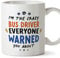 MUGFFINS Bus Driver Mug - in English - Everyone Warned You About - Funny Gift for Colleagues - Ceramic 11oz Mug